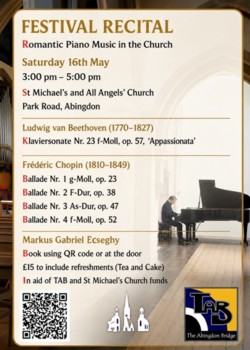 Festival Recital 16th May