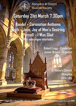 ADMS 21 March concert