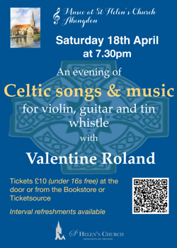 Celtic concert 18th April 2026